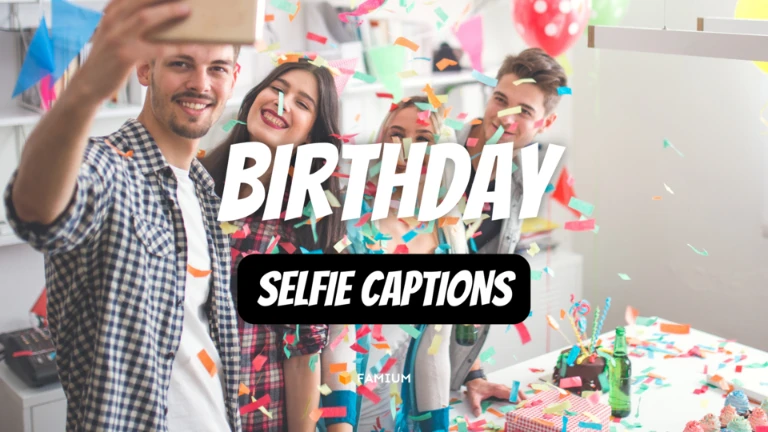 Birthday Selfie Captions for Instagram